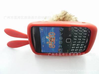 黑莓8520兔子硅膠套 現貨促銷，歡迎訂購