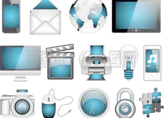電子產品中的通訊器材圖標設計